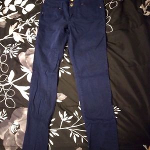 Size 5 Navy Blue Arizona Skinny Jeans